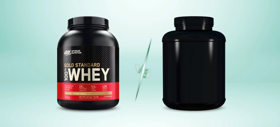 Comparaison whey vs Whey Gold