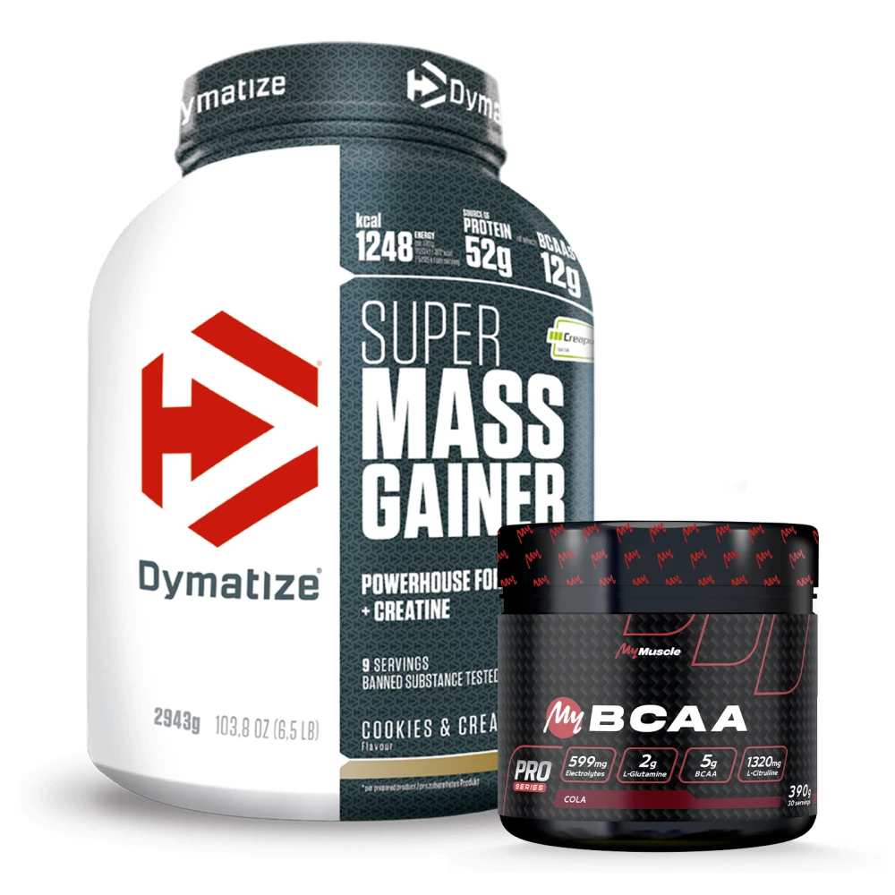 Pack Super Mass Gainer + My BCAA