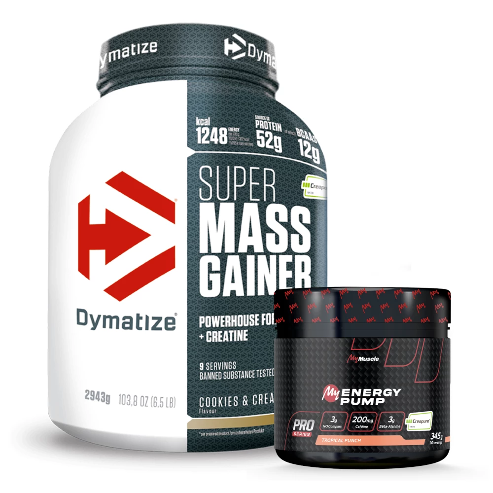 Pack Super Mass Gainer + My Energy Pump